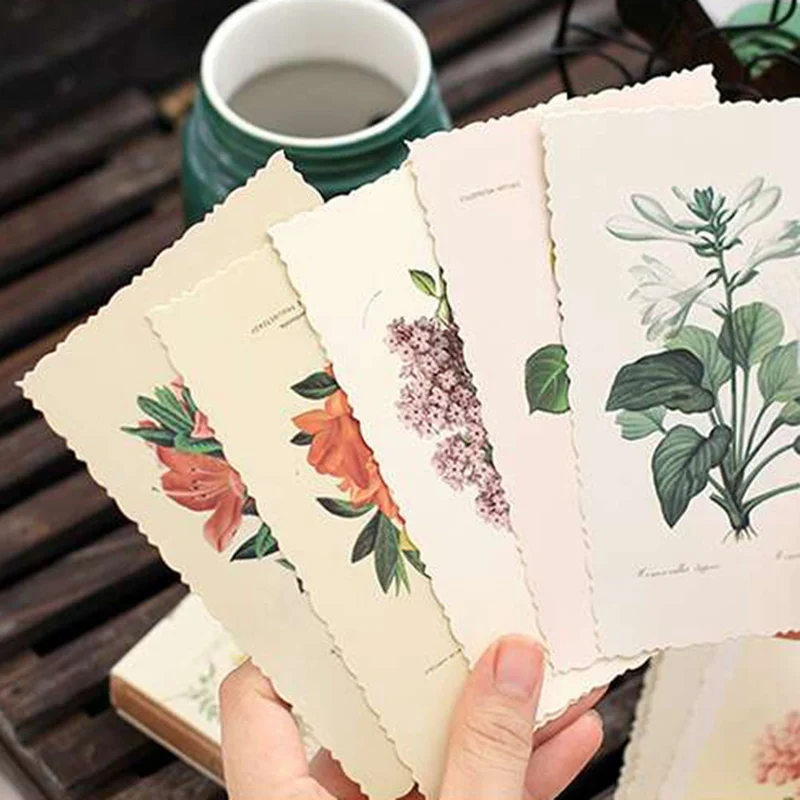 

30 pcs/set Vintage Herbage Plant Postcard Greeting Card Christmas Card Birthday Card Gift Cards