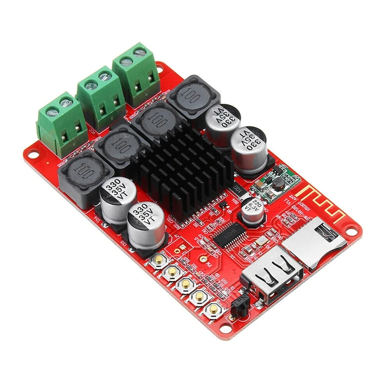 HF183 TPA3116 2X50W Digital Bluetooth Receiver Module Amplifier Board with Remote Controller