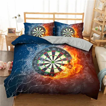 

ZEIMON Sport Styles Bedding Set 3d Ball Printed Bedclothes Queen King Size Luxury Duvet Cover Set Home Decor Bedspread