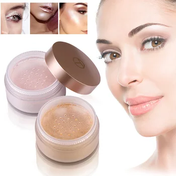 

1PC Repair Volume Loose Powder Brighten Complexion Whitening Concealer Waterproof Durable Oil Control High Gloss Powder Cake TSL