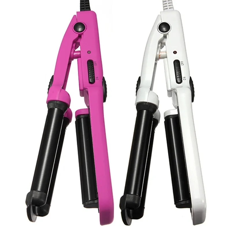 3 Barrel Ceramic Hair Curler Crimper Curling Iron Tong Waving Wand Roller Beauty Personal Care Appliance 200V Salon Tools