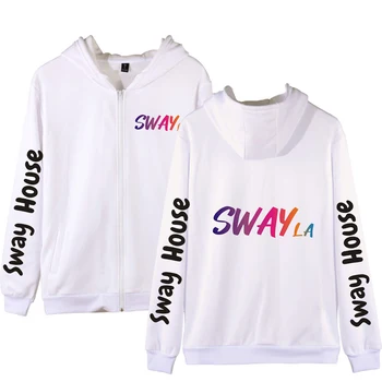 

Social Platforms Sway House Logo Internet celebrity 2D Print Zipper Hoodies Sweatshirt Women/Men Fashion Hoodies Zippers