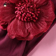 Стиль Европы и Америки, лента для волос, Ультрамягкая нейлоновая Детская повязка на голову, 8 цветов, марля, Подсолнух, Детская резинка для волос