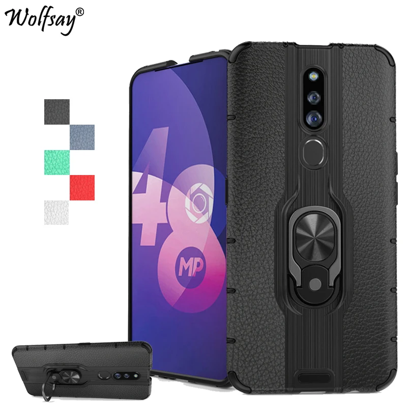 Для OPPO F11 Pro чехол противоударный панцирь робот ПК + ТПУ Жесткий задний бампер для