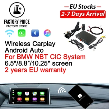 

Wireless Apple Carplay Android Auto Interface Decoder for BMW NBT CIC system with 6.5''/8.8''/10.25''Screen