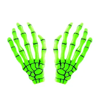 

Women Skeleton Styling Casual Multicolored Hand Bone Halloween Gift Plastic Fluorescent Unique Fashion Daily Hair Clip