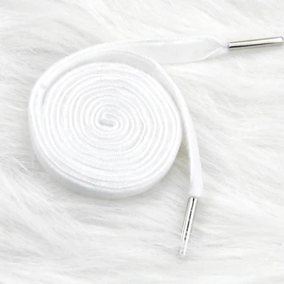 White 80 см/120 см длина 1 см ширина Двусторонняя Бархатная поверхность шнурки для женщин и мужчин черная цветная кожаная Спортивная повседневная обувь шнурки - Цвет: White