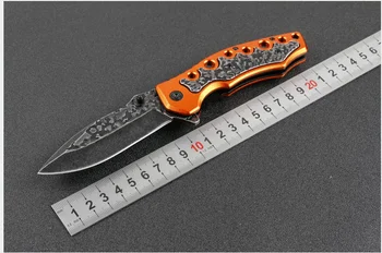

F96 Quick Open Folding Knife Knives Outdoor Camping Hunting Pocket Gift Knife Xmas gift knife for man 1pcs freeshipping