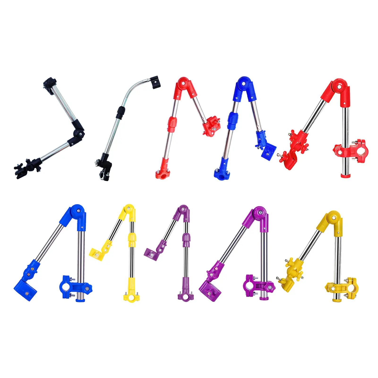 Stainless Steel Umbrella Stand Wheelchair Bicycle Connector Stroller Rain Gear Tool Holder Mount | Спорт и развлечения