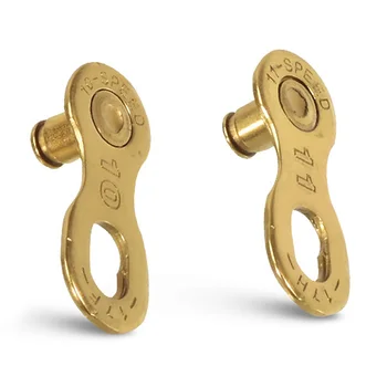 

10 11 Speeds Bicycle Chain Replacement Road Bike Magic Button Outdoor Gold Quick Release Semi Hollowed Repair Tool For Shimano