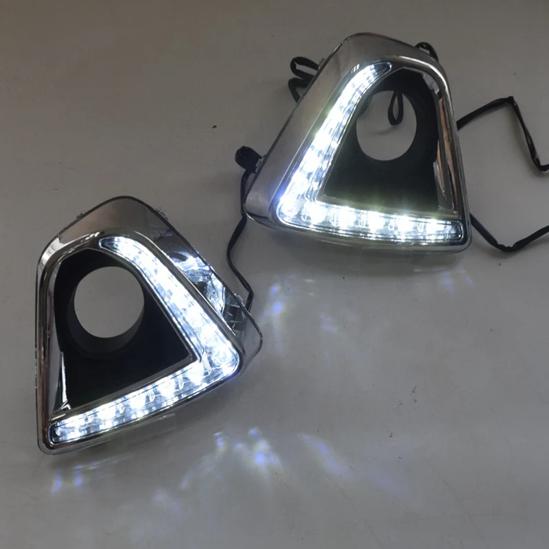 DHBH-LED DRL Дневной светильник противотуманная фара автомобиля 12V для бега светильник s для Mazda CX5 CX-5 2012