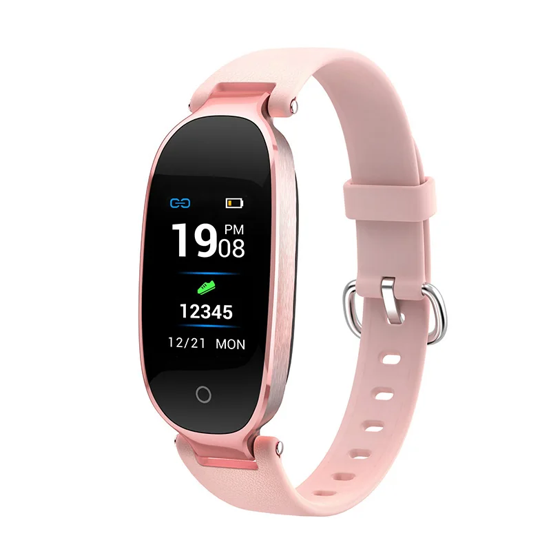 Спортивный женский смарт браслет S3plus фитнес с пульсометром шагомером для женщин