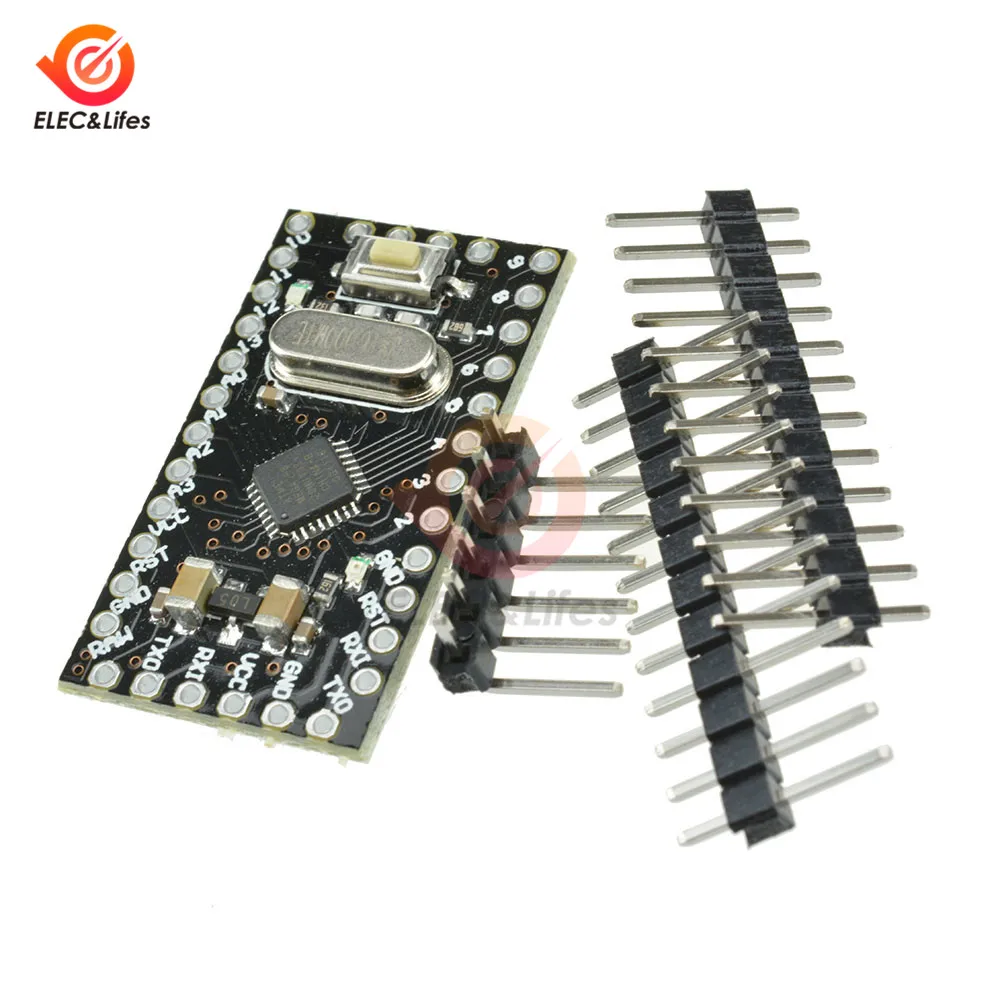 Pro Mini 168 Atmega плата микроконтроллера 5 в ШИМ 16 МГц 8 аналоговых входов для Arduino совместимый нано модуль