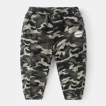 

Bohemia Camouflage Boys Pants Full Length Army Green Camping Casual Trouses Kids Clothes for 2 3 4 5 6 7 8 Years Old OBP205024