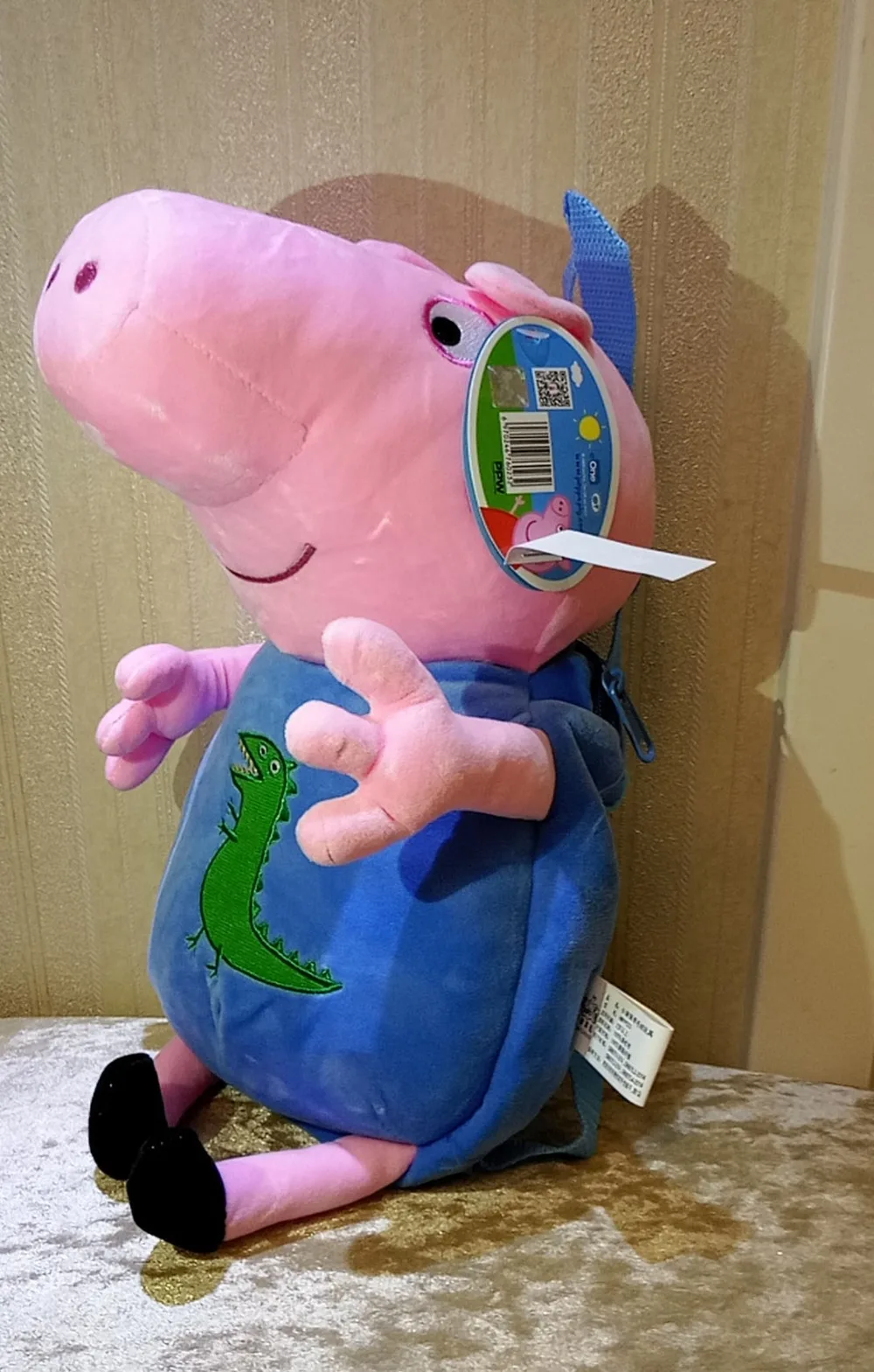 Натуральная кожа с изображением Свинки Пеппы свинки George peppa 28/44 см плюшевый рюкзак сумка 13 см Кукла Детская игрушка для детей, рождественский подарок