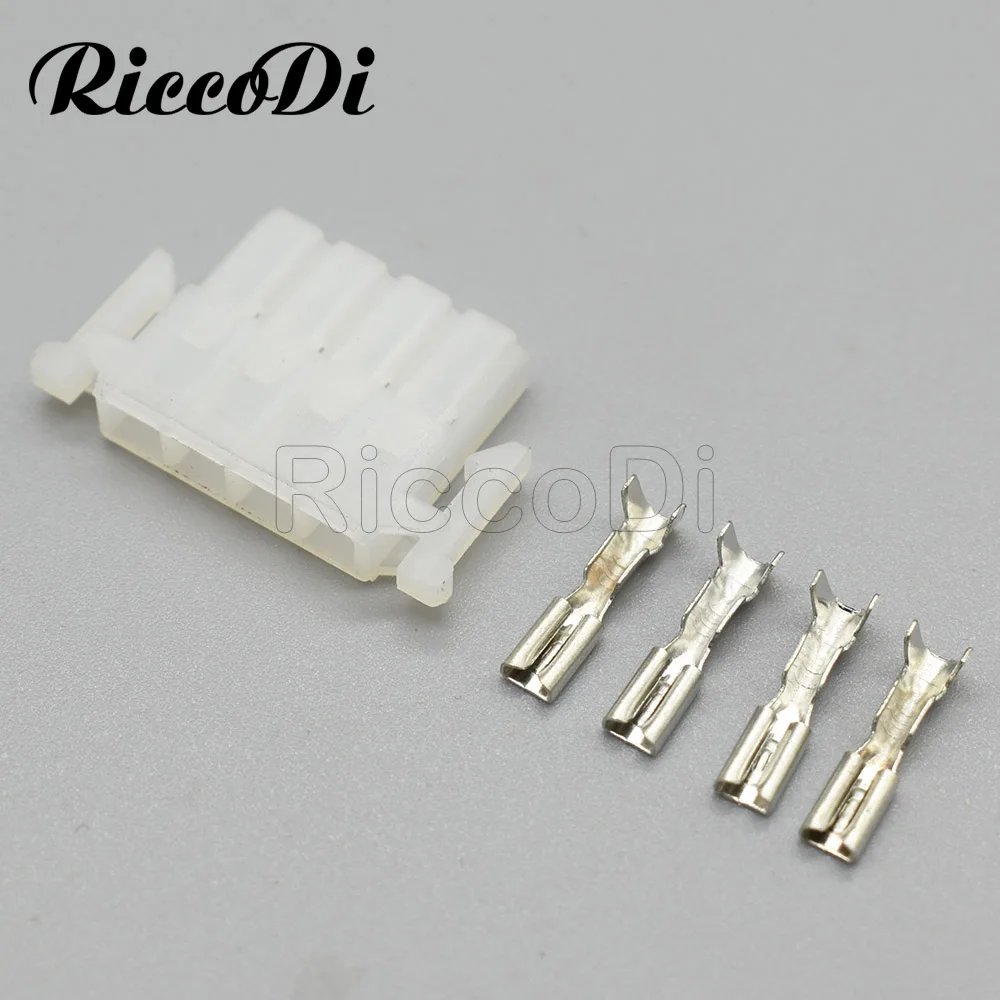 10/50/100 Kits 4Pin Ways 2mm AMP Automotic Electrical Wire Connector With Terminals For Car DJ7041-2-21 | Обустройство дома