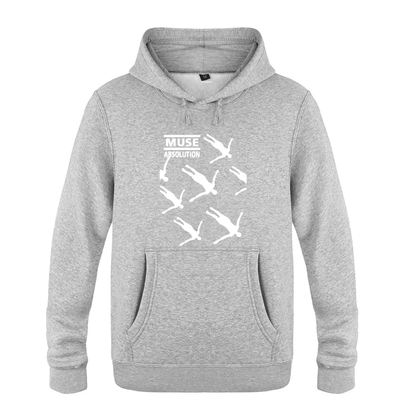 HUIY BAT Muse abression Рок Рэп музыка толстовки мужские мужские пуловеры флисовые толстовки с капюшоном - Цвет: HUIY BAT
