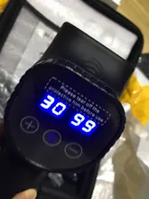 Pantalla LCD masaje arma profundo masajeador muscular dolor muscular cuerpo masaje de cuello ejercicio de relajación adelgazar la alivio del dolor