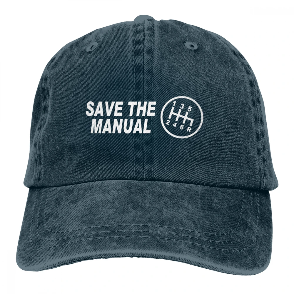 Сохранить руководство Casquette глубокий Хизер унисекс Мужские Женские джинсовые бейсболка с ремешком кепки Регулируемый Гольф папа шляпа