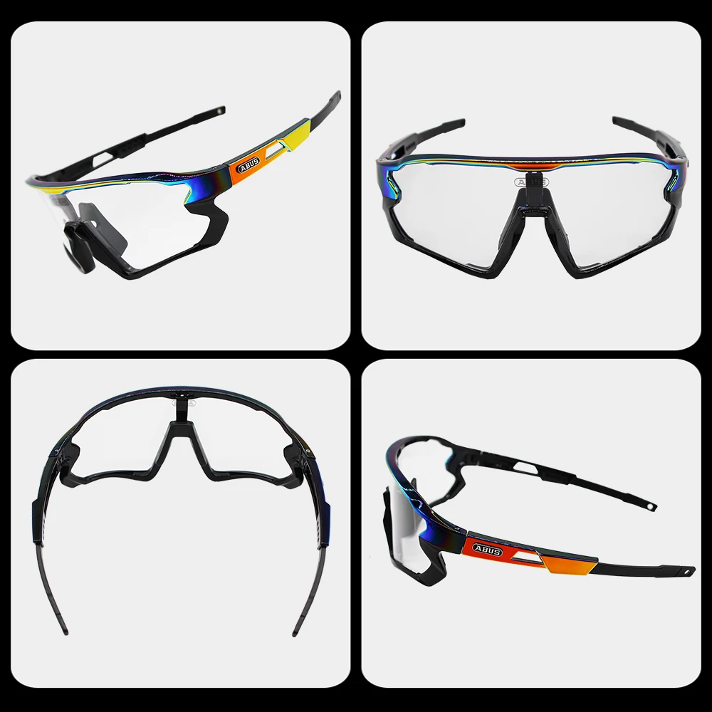 Photochromic Cycling Sunglasses Men&Women Outdoor sport Bicycle Glasses Bike Sunglasses Goggles Eyewear Gafas Ciclismo