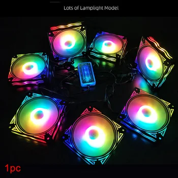 

12cm CPU PC Case Silent Gaming 12V 6Pin Color Changing Fast Desktop Computer Control Box RGB Cooling Fan Heatsink Easy Install