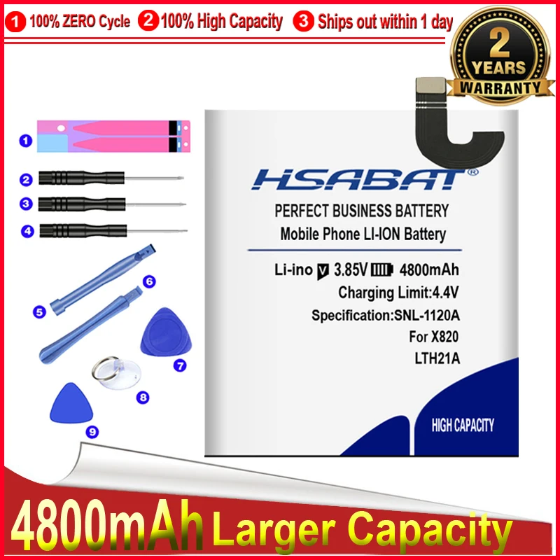 Аккумулятор HSABAT для Letv LTH21A Le Max 2 X820 Max2 5 7 дюйма 4800 мАч|Аккумуляторы мобильных
