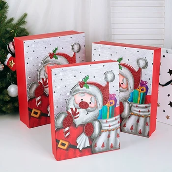 

Set of boxes 3 in 1 "Santa", 39 x 30 x 11 - 35 x 26 x 7 cm