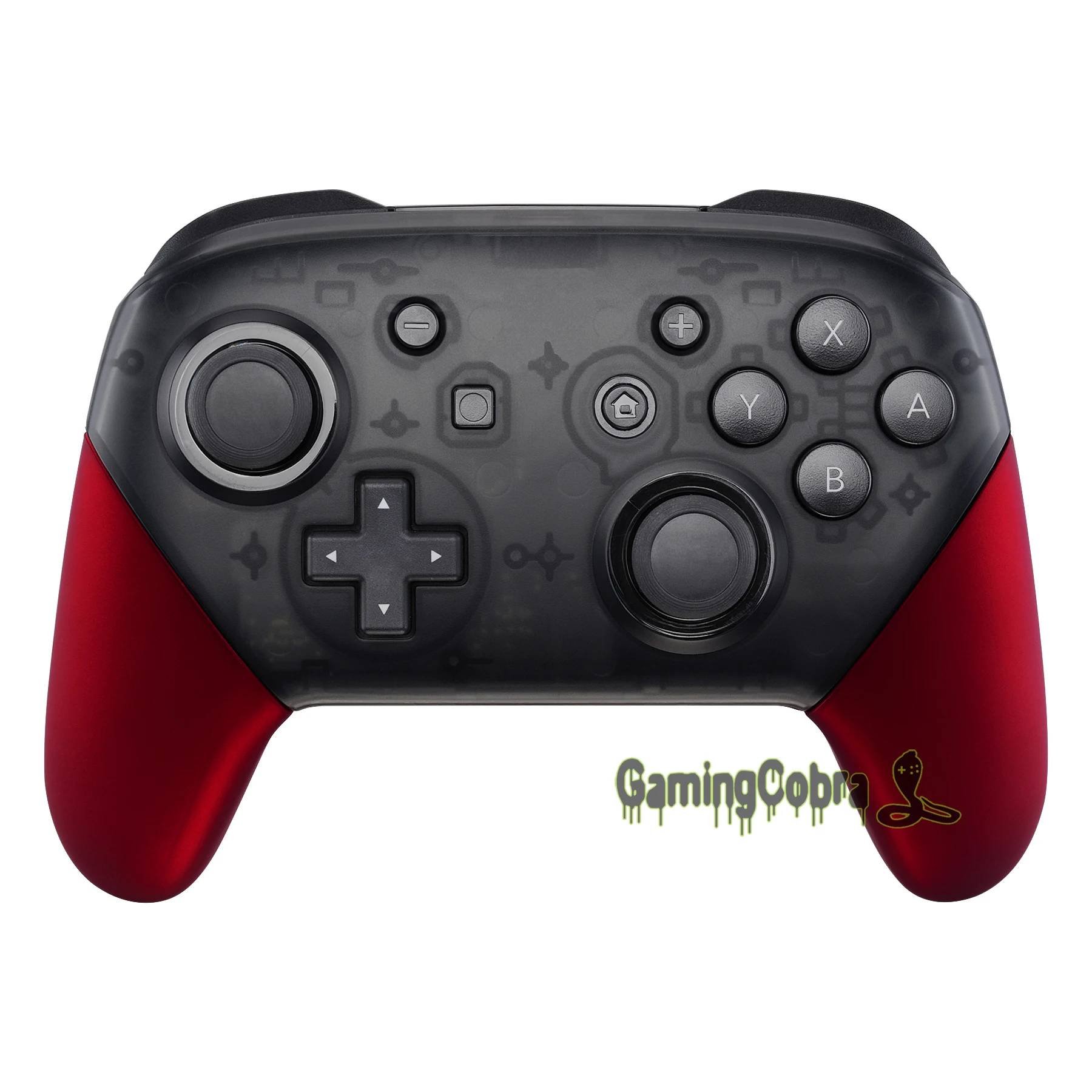 

Soft Touch Red Replacement Handle Grips Shell for Nintendo Switch Pro Controller