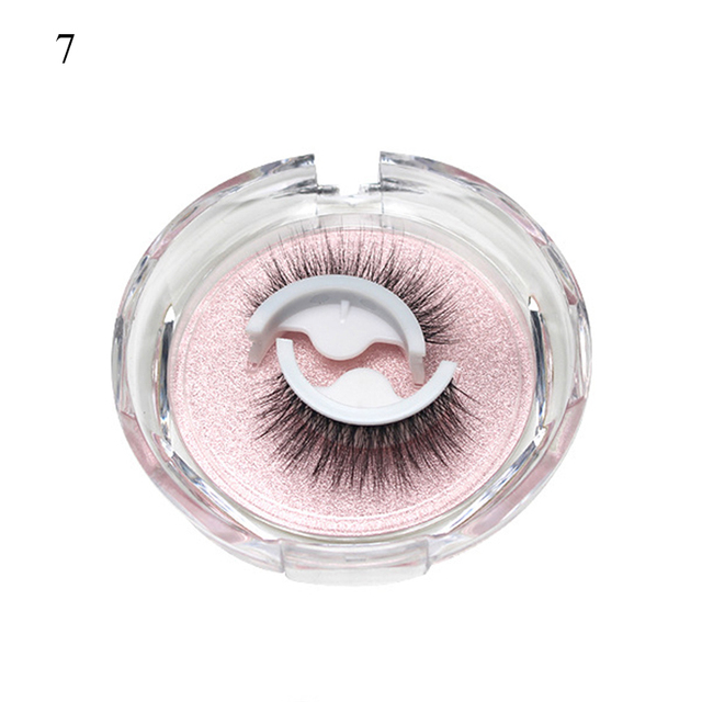 Reusable Self-adhesive False Eyelashes 3D Mink Lashes Glue-free Eyelash Extension 3 Seconds to Wear No Glue Needed Lashes