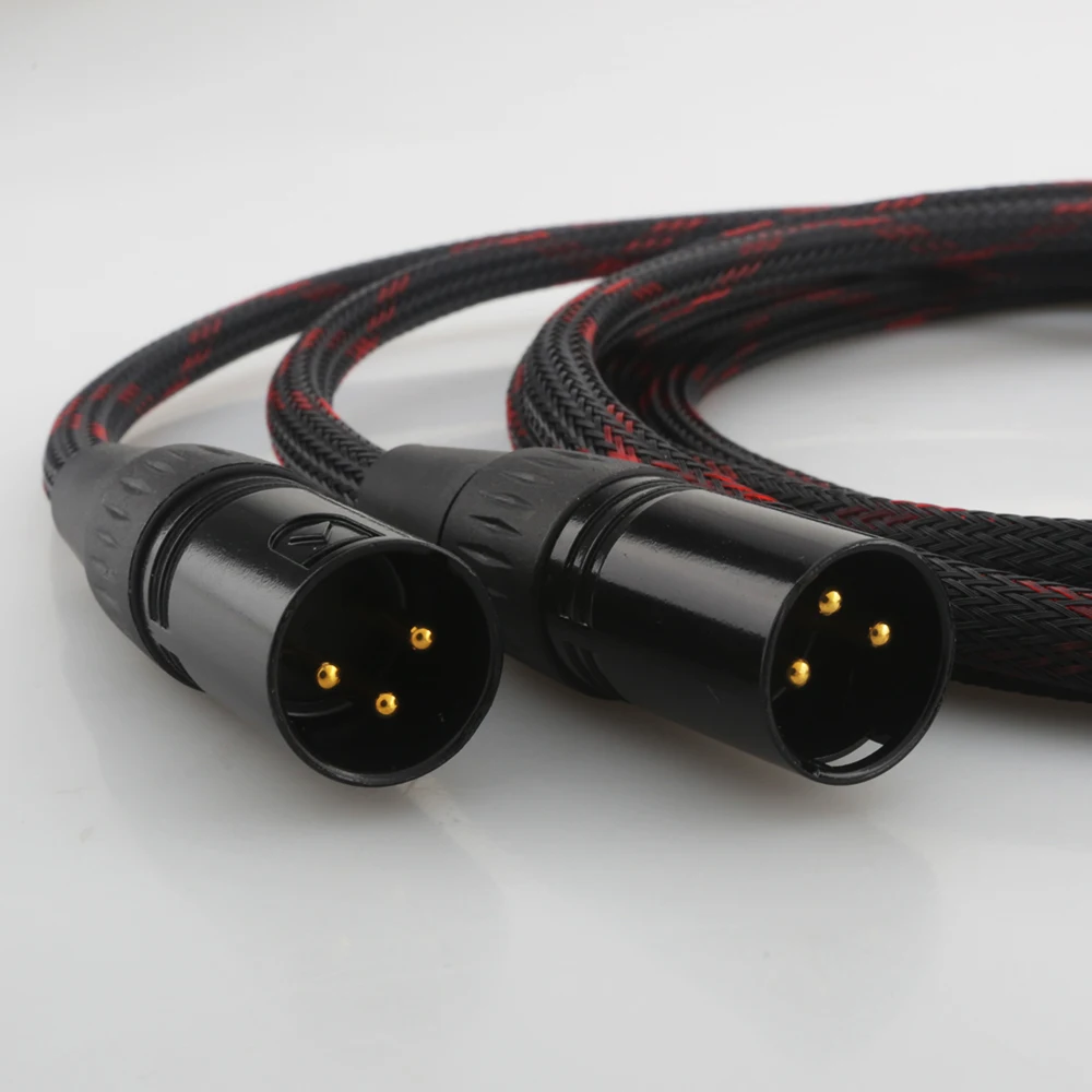 

High Quality 1Pair HIFI RCA to XLR Audio Cable Male To Female ( Male To Male) / 0.5m 1m 1.5m 2m 3m 5m