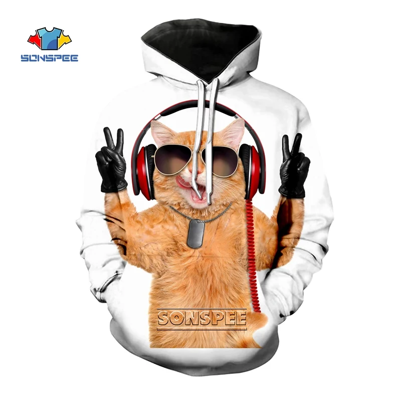 SONSPEE, 3D принт, мужские толстовки, кофты, корова, курица, лошадь, Мужская одежда, панк стиль, хип-хоп, мужская, женская спортивная куртка, пуловер, пальто
