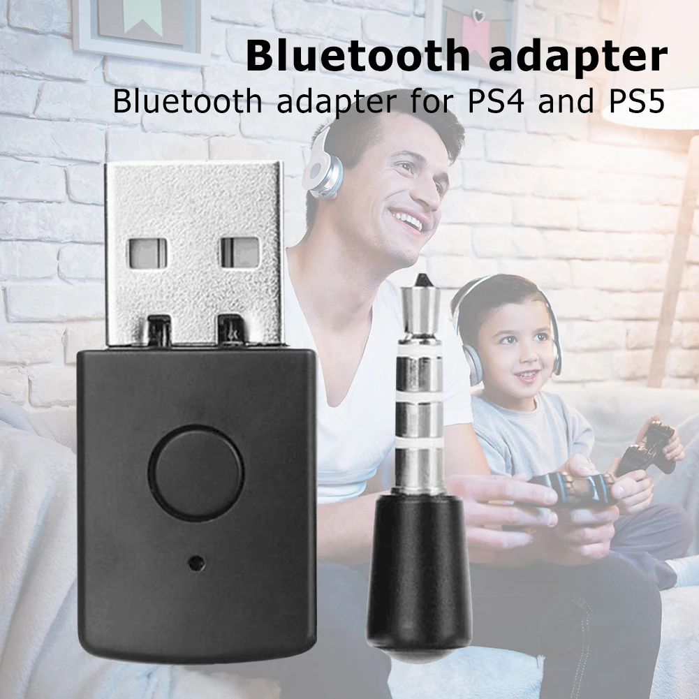 Adaptadores USB Bluetooth BT 4,0, Adaptador de Audio inalámbrico USB, transmisor receptor de auriculares Dongles para mando PS4 PS5