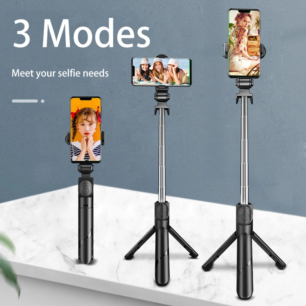 Palo selfie bluetooth monopod y tripode celulares 65cm