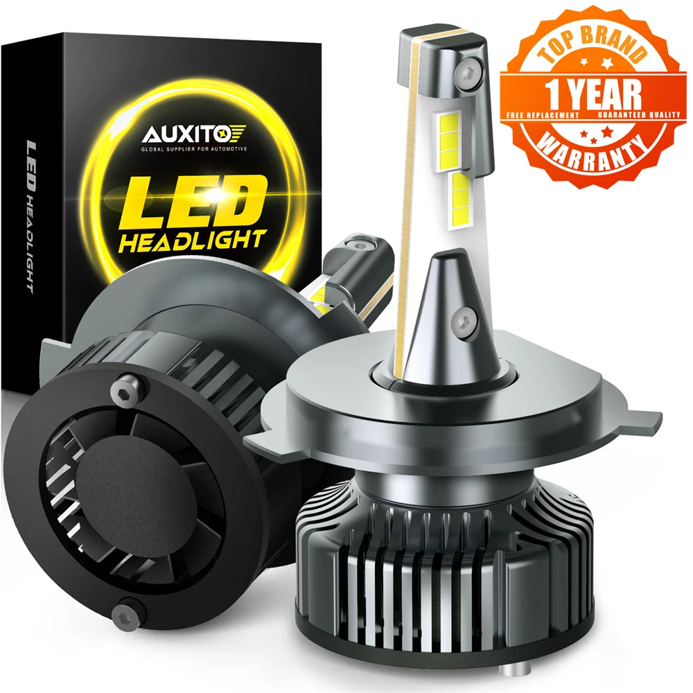 Автомобильные светодиодные фары AUXITO 2x H4 светодиодный H11 9003 H8 HB3 9005 9006 HB4 для Toyota Yaris