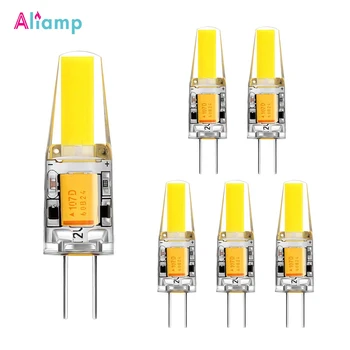 

G4 COB LED Bulbs 3W Crystal Spotlight Bulb 25W Halogen Lamps Replacement 180LM White 3000K/6000K Pack of 5 [Energy Class A+]