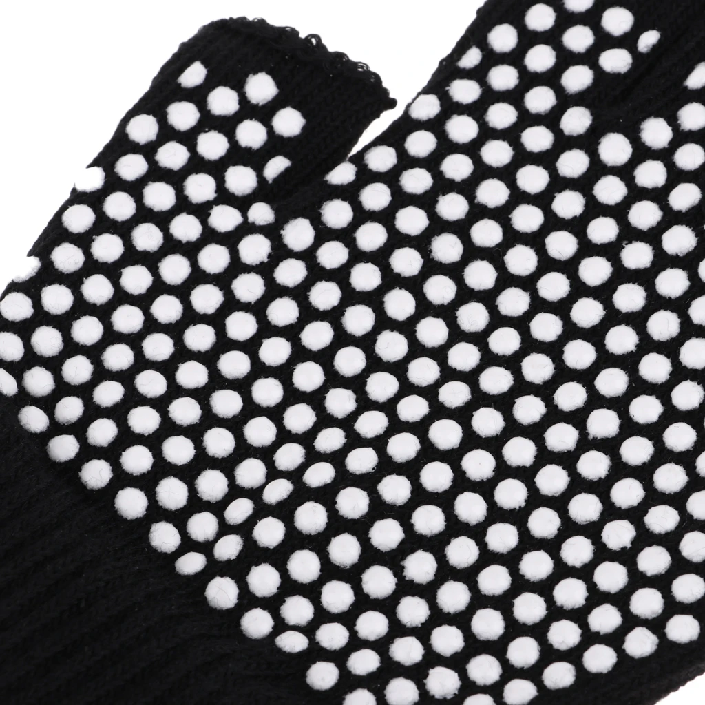 1 Pair Breathable Yoga Gloves Half Finger Workout Glove Grip Sticky for Pilates Gym Working Out