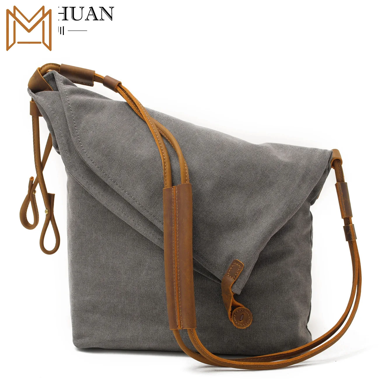 

Canvas Woman Package Single Shoulder Package Oblique Satchel Literature Cloth Package Trend Men Women Canvas Bag