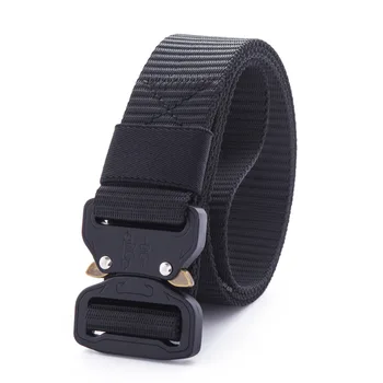 

3.8cm tactical belt outdoor sports nylon belt multifunctional training belt Canvas Belt for Men Women Waist Belt Buckle Casual