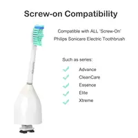 4pcs Brush Heads For Philips Sonicare Toothbrush E-Series Essence Elite Advance HX7351 HX7361 HX7500 HX7800 HX9800 HX9842 HX5310 2