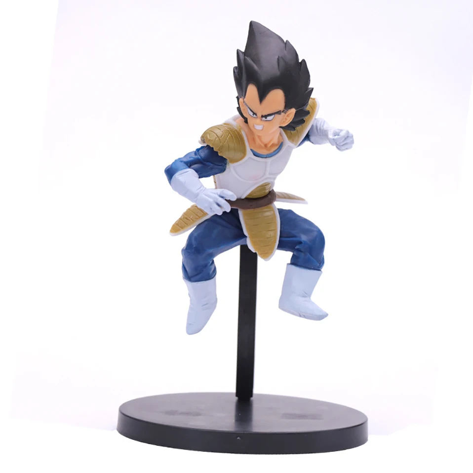 Японского аниме Dragon ball Z Vegeta goku ПВХ фигурка игрушки синий/черный волос Vegeta goku Коллекционная модель игрушки Рождественский подарок