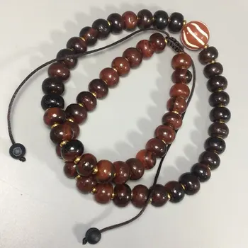 

ECHSUN natural agate beads rosary pulseras armband charms bangles unisex jewellery handmade retail wholesale