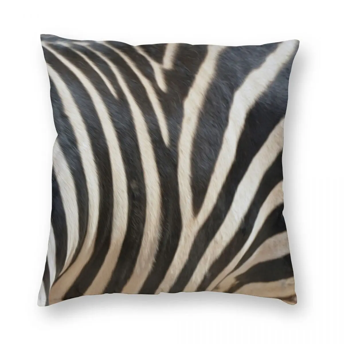 Zebra Pillowcase Polyester Linen Velvet Creative Zip Decor Throw Pillow Case Car Cushion 45x45 | Дом и сад