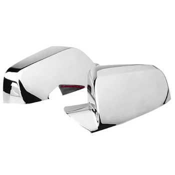 

for Chevy Equinox Gmc Terrain 2010- Silver Chrome Abs Side Rear View Mirror Cover Trim
