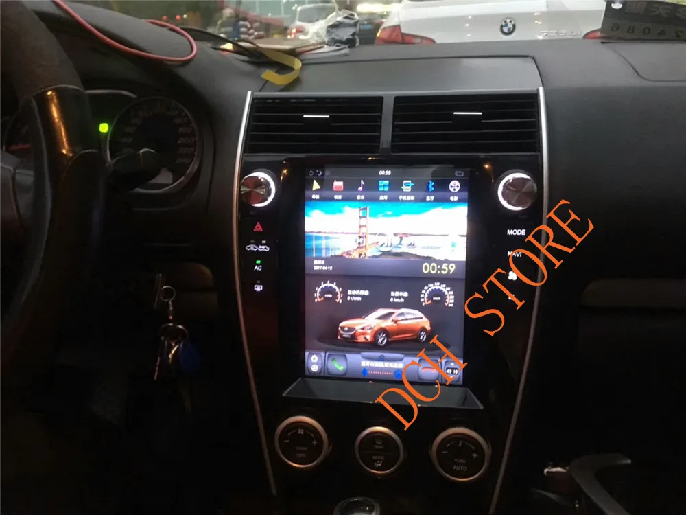 10 4 дюймовый вертикальный экран Tesla Style Android 9 0 автомобильный DVD GPS навигатор радио