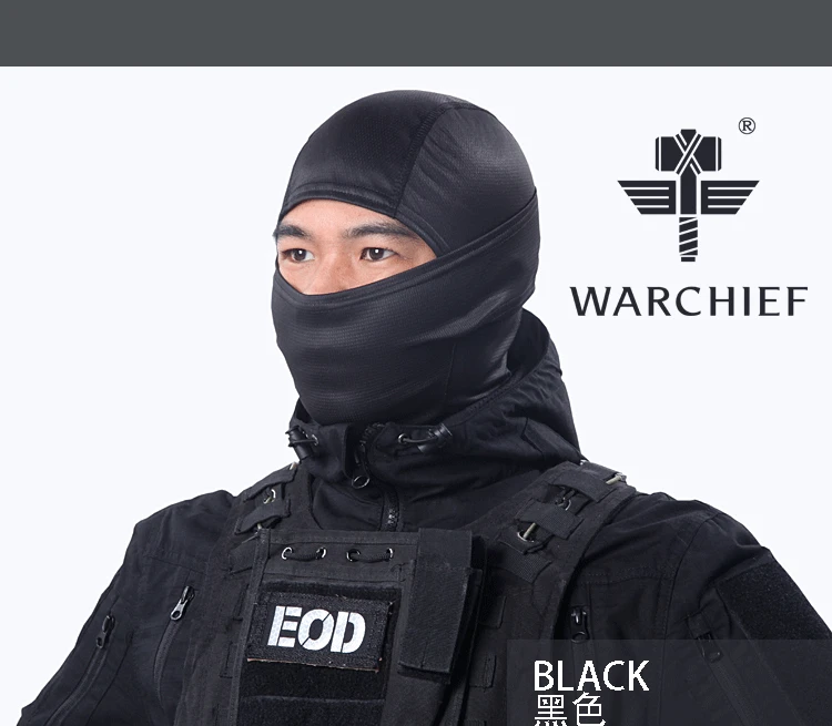 Warchief/Emirates Hot Selling Cycling Mask Outdoor Sports Windproof Sun-resistant Face Mask Solid Color Head Cover