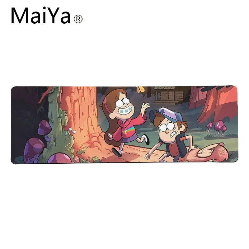 Lock Edge 30x80cm Maiya высокое качество милый гравитационный водопад натуральный резиновый игровой коврик для мыши Настольный коврик большой коврик для мыши клавиатуры коврик - Цвет: Lock Edge 30x80cm