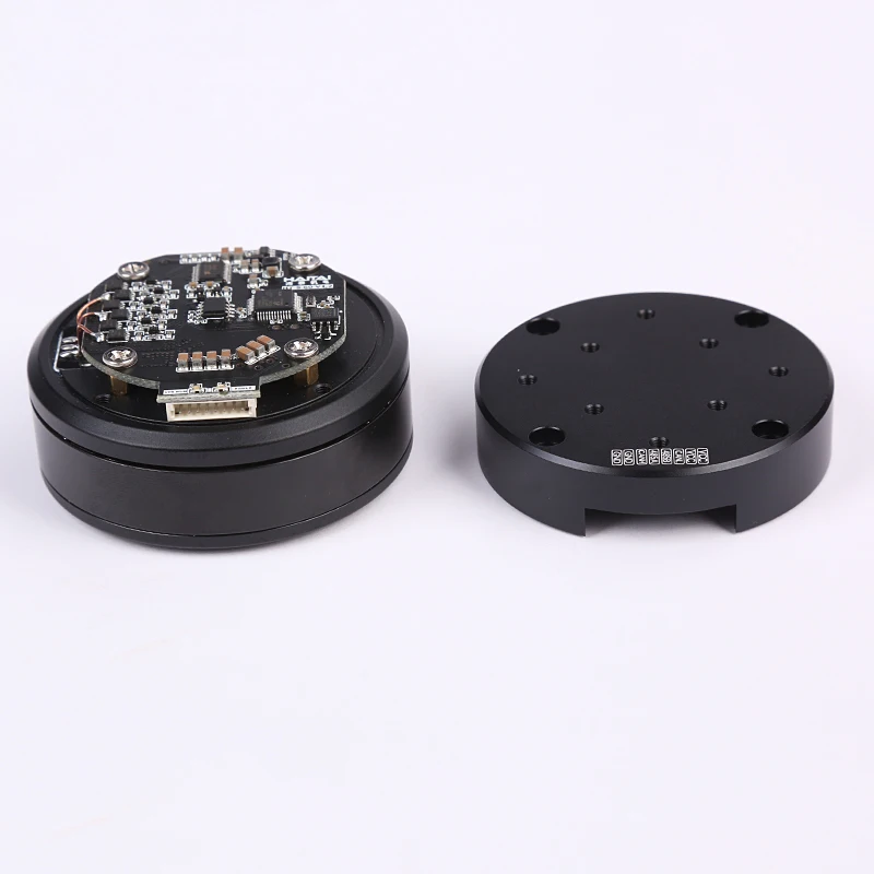 HT-S-6010 모터 직접 구동 브러시리스 DC 서보 마이크로 팬케이크 모터 스케이트 보드 AGV 자동차