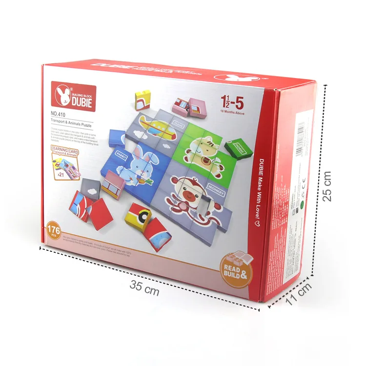

Wange Li Wei Large Granule Building Blocks Jigsaw Puzzle Early Childhood Children Teaching Educational Toy Building Blocks 410