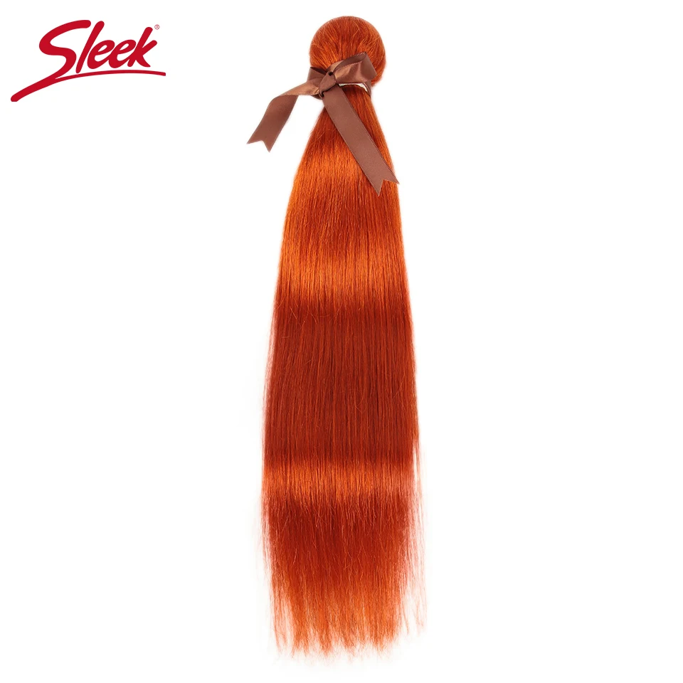 Гладкие оранжевые прямые бразильские пучки волос плетение сделки человеческих волос для наращивания поставщиков от 8 до 28 дюймов Remy человеческие волосы пучки