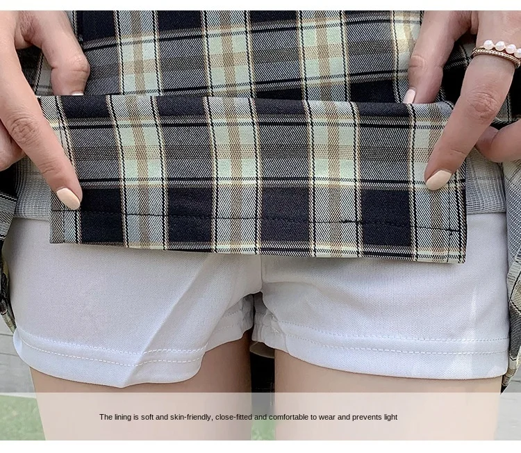 korean style Plaid a line High Waist mini skirt Women 2020 Student Chic Short Skirts Fashion Streetwear Harajuku Skirts